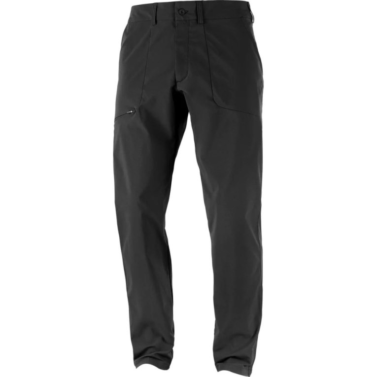 Black Salomon Wayfarer City Men's Sport Pants | PH 17385D